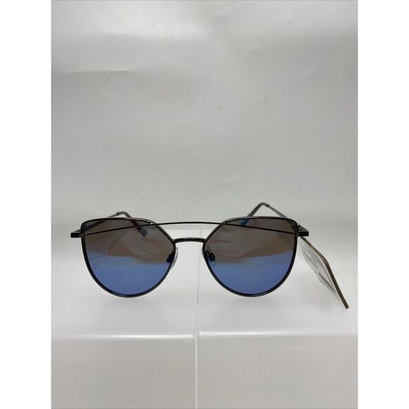 CaliBlue Aviator Sunglasses Black UVA-UVB Protection Cat Eye Lens NEW 3380 - Picture 1 of 6